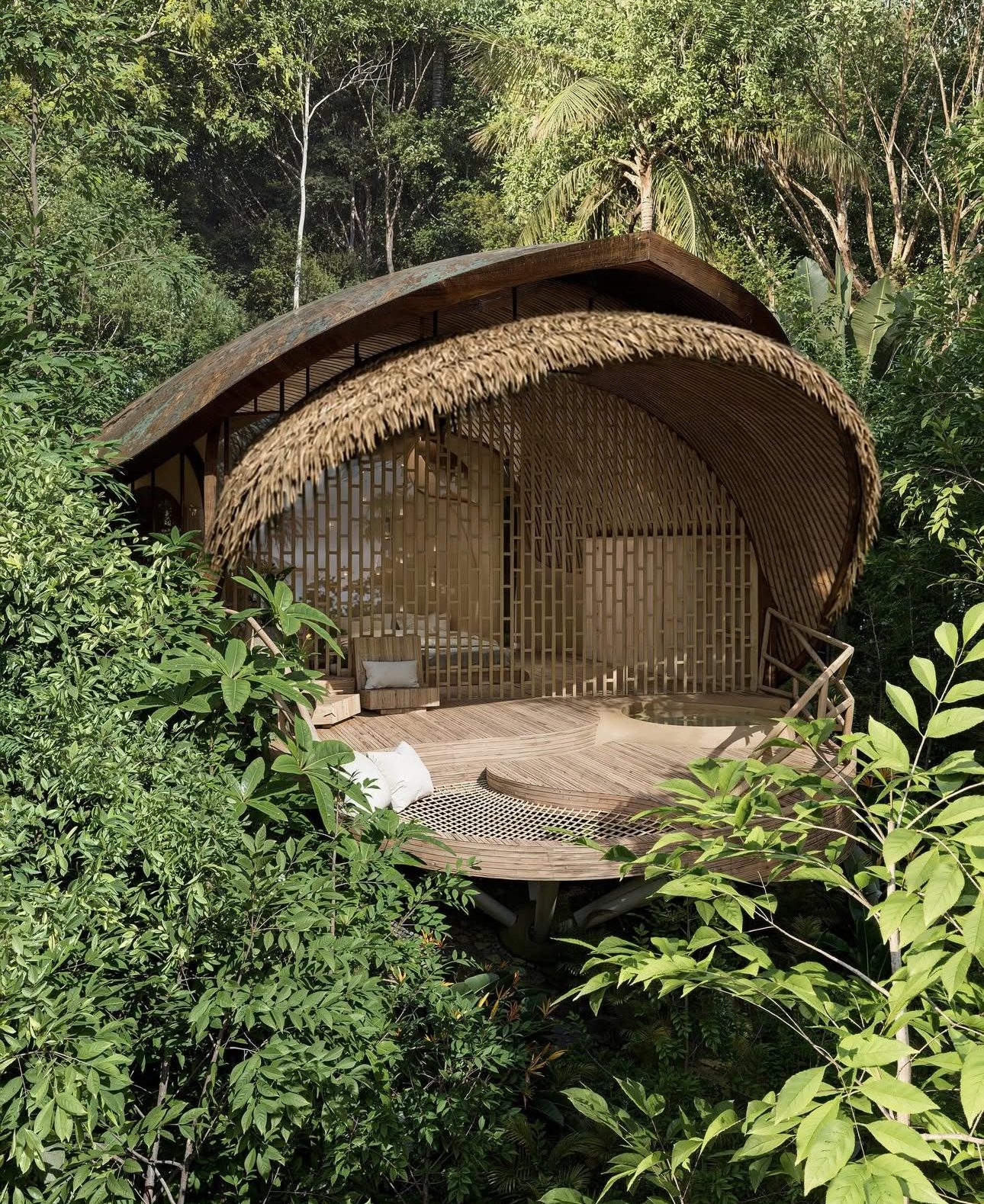 Guest pavilion exterior